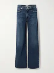 [AGOLDE] AGOLDE - Harper Mid-rise Wide-leg Jeans - Dark denim - 23 23 Blue