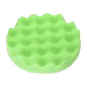 Buffing Sponge Pads 5" Polishing Wheel Waffle Finishing Grip Pad, Green