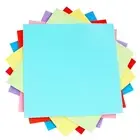 100 Sheet Square Origami Paper Colorful Folding Wish Paper for Paper Crane Craft