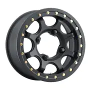 15x7 Vision 351 Flow Satin Black UTV BEADLOCK Wheel 4x156 (13mm)