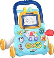 Toddler Activity Walker - Musical Activity Push Toy for Babies, Rolling Support Walker | Extensive Sit to Stand Development Tool, Early Education Play Center for Children Ages 1 to 3 Years