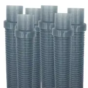 Puri Tech Pool Vac Ultra AquaBug Hose Translucent Blue 1.5 inch x 4 feet 6 Pack