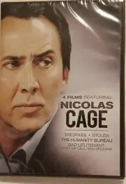 Nicolas Cage 4 Films (Trespass, Stolen, The Humanity Bureau, Bad Lieutenant) NEW