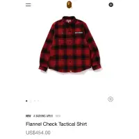 在飛比找蝦皮購物優惠-A BATHING APE® Flannel Check T
