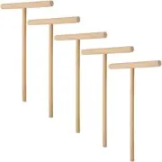 5 Pieces Pancake Maker Stick Griddle Batter Spreader Wooden Spreader...