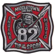 Middletown, OH Engine Medic 82 Tip of the Spear Knight NEW Fire Patch !