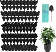 50 Pack Sticky Dual-Sided Gnat Traps,Fruit Fly Trap with Punch Hole,Fungus Gn...