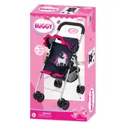 Bayer 52cm Doll Buggy Unicorn Doll Pram Kids/Children Pretend Toy Blue/Pink 3y+