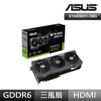 在飛比找momo購物網優惠-【ASUS 華碩】TUF-RTX4060Ti-O8G-GAM