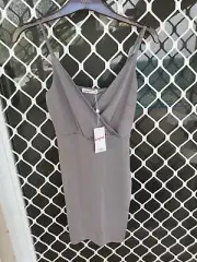 Size Extra Small 6 XS Dress supre grey silver