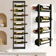 Wine Rack Wall Mounted: Wall Wine Holder for 10 Wine Bottles - Wine Rack Organiz