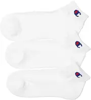 [Champion] CMSCY402/CMSCH302 Men's Socks, Plain Socks, 3-Pair Set, Half Pile, One Point Logo, Sneaker-In Socks