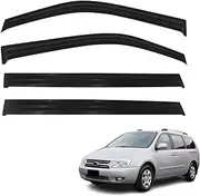 OAD4X4 Weathershields Compatible with KIA Grand Carnival VQ 2005-2014, Weather Shields Window Visors Wind Deflectors Sun Rain Guard 4PCS Set