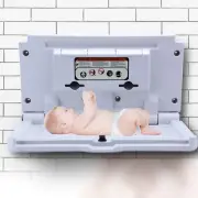 Commercial Wall-Mounted Baby Changing Table Baby Change Station W/ Safety Strap