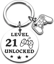 [ARKUKU] Inspirational Birthday Gifts for Him Son Boy Christmas Birthday Gifts Funny Keychain from Mom Dad