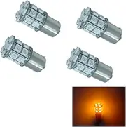 PA 4 pcs de voiture 20 SMD 5050 LED S25 1156 382 P21 W Parking Arrêt lampe inversée sauvegarde lumière 12 V-yellow (Ba15S)