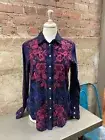 Johnny Was Tuscan Relaxed Plaid Shirt S