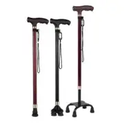 Walking Sticks For The Elderly Retractable Aluminum Alloy Multifunctional Cane