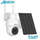 ANRAN 5MP Home Security Solar Camera Wifi Surveillance Camera Color Night Vision