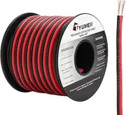 TYUMEN 40FT 18 Gauge 2pin 2 Color Red Black Cable Hookup Electrical Wire LED Strips Extension Wire 12V/24V DC Cable 18AWG Flexible Wire Extension Cord for LED Ribbon Lamp Tape Lighting