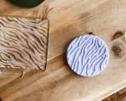 Zebra Animal Stripes Africa - Embosser Stamp for cookies, Cake Decorating