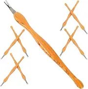 Baluue Essential Nail Tools Set 10pcs Cuticle Pusher Trimmer Stainless Steel Safe for Ages