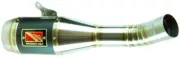 Black Center GP Slip On Exhaust Competition Werkes WDSCR4-BC