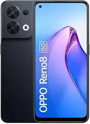 [OPPO] Reno8 Smartphone, MediaTek Dimensity 1300 5G, 6.4“ 90Hz AMOLED screen, 50MP+8MP+2MP rear camera, 32MP front camera, RAM 8GB + ROM 256GB, 4500mAh 80W Supervooc, Shimmer Black