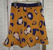 3.1 Phillip Lim Skirt Women's Size 4 Leopard Classic Back Zip A Lined Skater