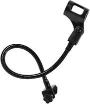 LOLIPPYY Gooseneck Microphone Arm Stand Flexible Tube Mic Rack with Stable Clip for Podcasting Gaming Recording and Live Streaming Durable Construction Height Design
