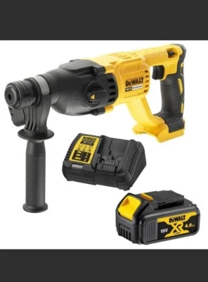 DeWalt 18V 4.0Ah XR Cordless Brushless SDS Plus Rotary Hammer Drill Kit