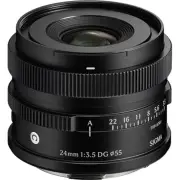 Sigma 24mm f/3.5 DG Contemporary Lens - Sony E-mount Black