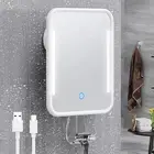 Gospire Heated Shower Mirror Fogless for Shaving, Rechargeable Lighted Shower...