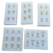 Knitted Bear Silicone Mold Fondant Baking Chocolate Cartoon Rabbit Mold