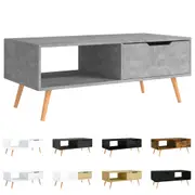 Coffee Table Storage Tables Drawers Shelf Entertainment Unit Stand vidaXL