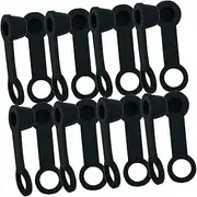 BESPORTBLE Motorbike Brake Bleeder Caps 30 Pack Rubber Screw Caps Long Lasting Sealed Black