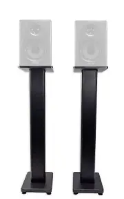 (2) Rockville 28" Studio Monitor Speaker Stands For Behringer Studio 50USB