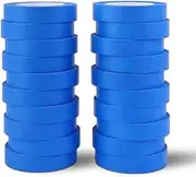 IsMwav Blue Painters Tape 1 Inch Bulk - Paint Tape 20 Rolls X 1 Inch X 55 Yards for Walls Painting Packing Automotive Home