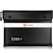 Upgraded 5200F Fireproof Document Bag - Heat Insulated With Zipper, Reflectiv...