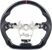 Car Steering Wheel Compatible for Toyota GR Yaris 2020 2021 2022 2023 GR Compatible for Corolla 2023 2024 Hydro Carbon Fiber Racing Wheel