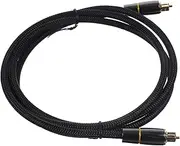 HOMOCONO Optical Audio Cable Male to Male Fiber Cord for Tv and Sound Bar High Stability Digital Transmission Compatible with Amplifiers and Home Theaters Sound