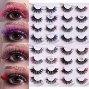 False Eyelashes Makeup Bushy False Eyelashes Color False Eyelashes Fitted Bus ]