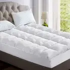 King Single Size Mattress Topper Protector Bamboo Ball Fibre Dust Mite Resistant