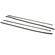 1967-68 Ford Mustang; Fastback; Windowfelt Belt Line Weatherstrip Set; 4 Piece (for: Ford)