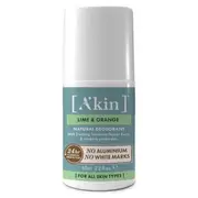 A'kin Desert Lime & Orange Deodorant Roll-On 65ml