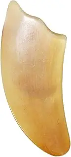 PACKOVE Gua Scraping Massage Tool Natural Horn Body Relaxation Board for Muscle Relief Portable and Design for Face Neck and Full Body Use