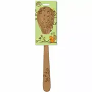 Woodland Mixing Spoon Laser Etched Beechwood 12" PEACOCK