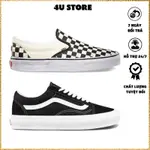 VANS VAULT OLD SKOOL SNEAKERS IN BLACK FOR WOMEN AND MEN [FU