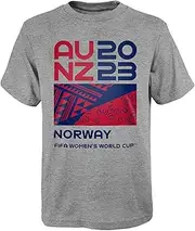 Outerstuff Mens FIFA World Cup Graphic Short Sleeve Tee, Norway, Multicolor, Medium