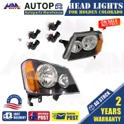 Pair LH+RH Left+Right Head Light Lamp For Holden Colorado RC 2/4DR 08~12 AU